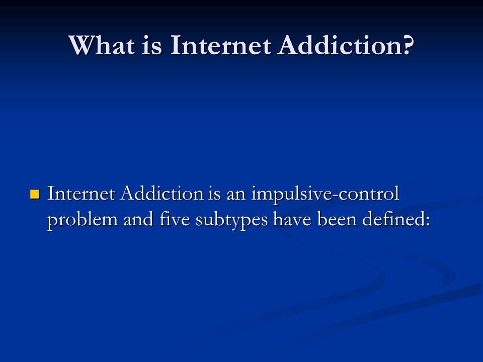 The Problem with the "Internet Addiction" Test